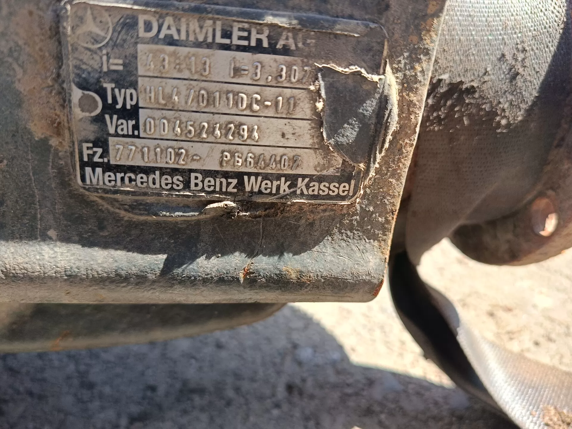 задний мост Мерседес-Бенц Атего 1518